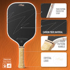 DAWNTIGER Rising Pickleball Paddle, Toray T700  Carbon, USAP Approved