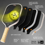 DAWNTIGER Rising Pickleball Paddle, Toray T700  Carbon, USAP Approved