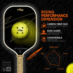 DAWNTIGER Rising Pickleball Paddle, Toray T700  Carbon, USAP Approved