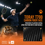 DAWNTIGER Rising Pickleball Paddle, Toray T700  Carbon, USAP Approved