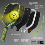 DAWNTIGER Rising Pickleball Paddle, Toray T700  Carbon, USAP Approved